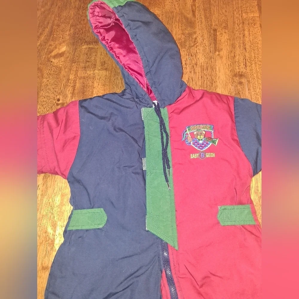 Vintage baby bgosh 6-9 Month Baby  Snowsuit Retro vintage